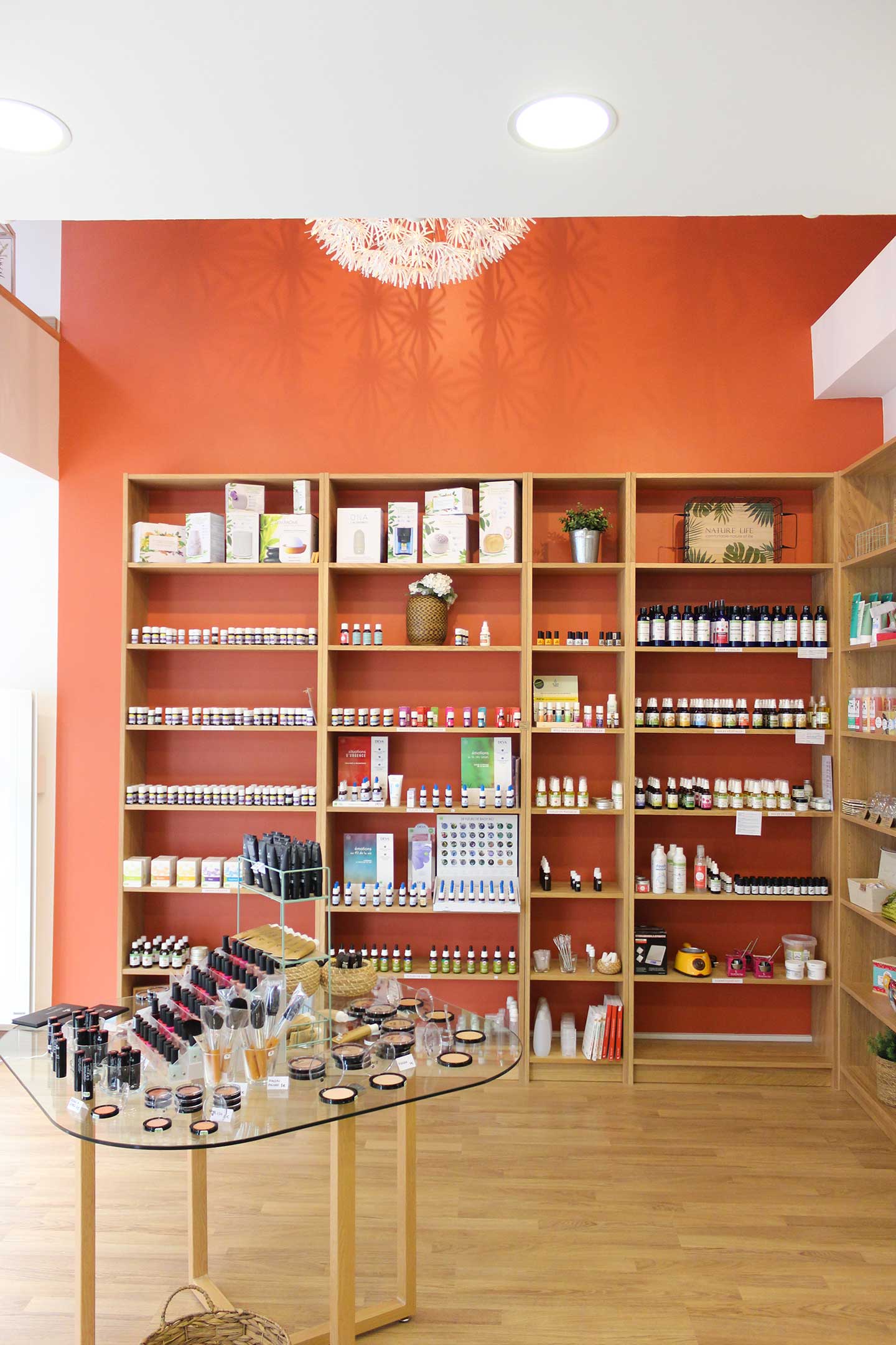 Vitrine de la boutique