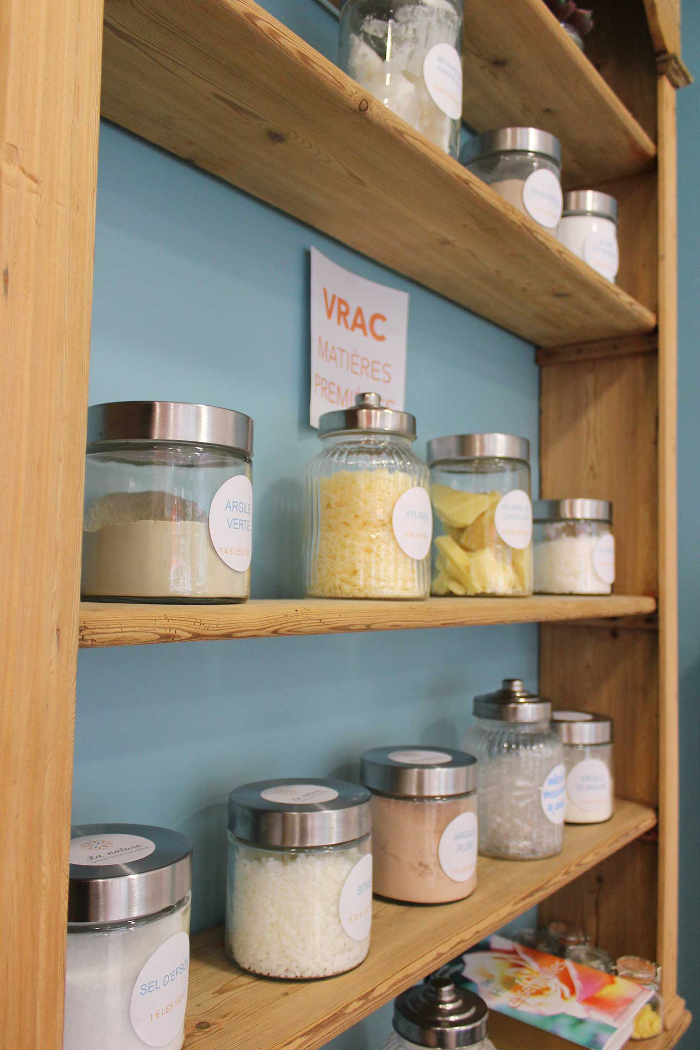 Produits cosmétiques en vrac